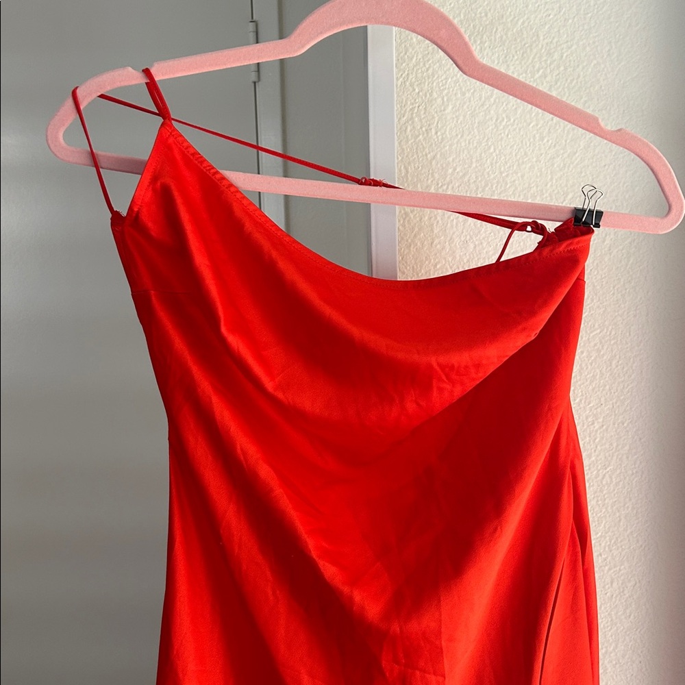 Superdown one shoulder high slight dress, NWT - Picture 2 of 9